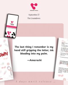 countdown letter 5 of 10“what does it mean to hold on so tightly that the memory stains your sk