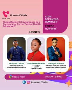 live speaking contest – let the debate begin! 🔥crescent vitalis invites you to an engaging and