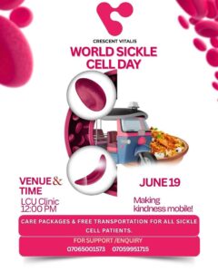 this world sickle cell day, we’re not just raising awareness, we’re spreading kindness. 💛today,