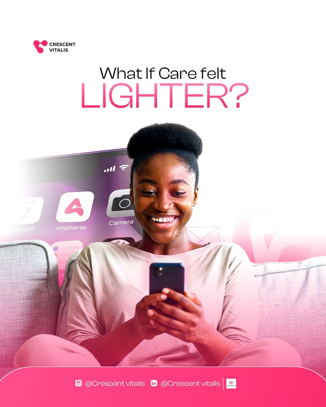 what if living with sickle cell felt a little lighter as a community , @crescent vitalis has alw